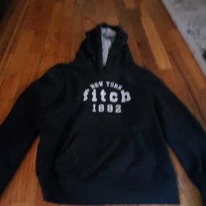 A black and white hoodie